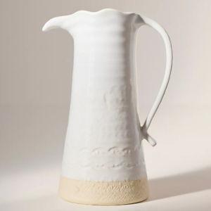 Old Havana Pitcher - White
