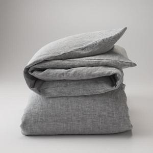 Gray Linen Duvet Cover