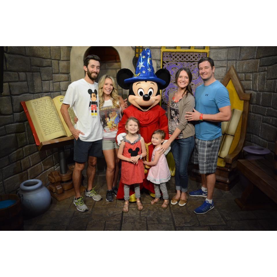 Disney World with my sister and her family.