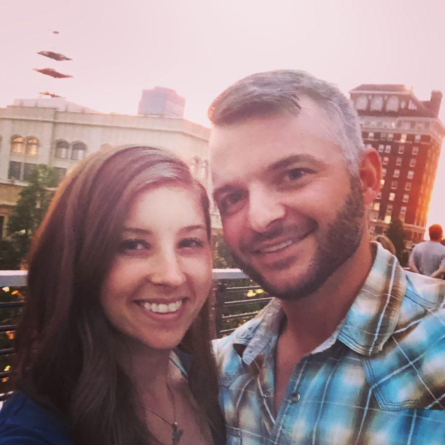 Photo taken right after we were official! 6/26/2018