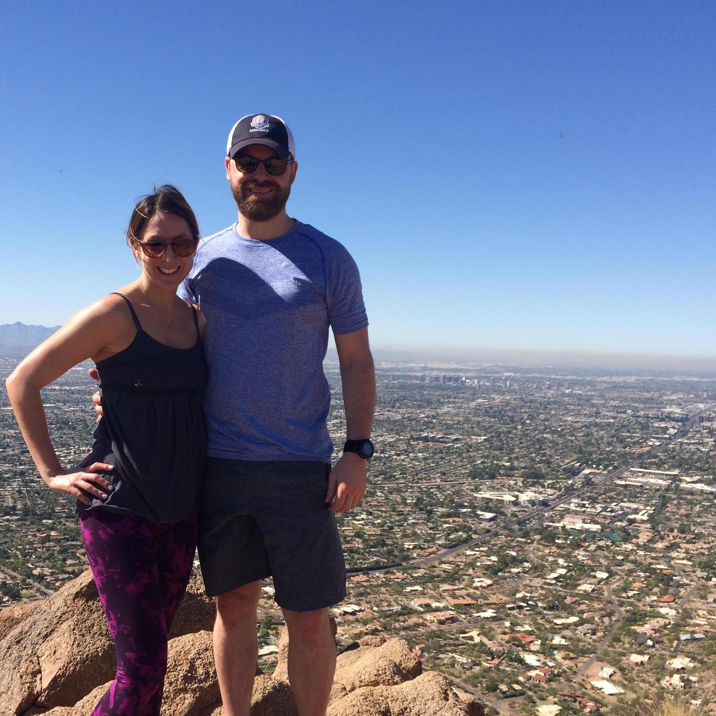 made it to the top - Camelback Mountain