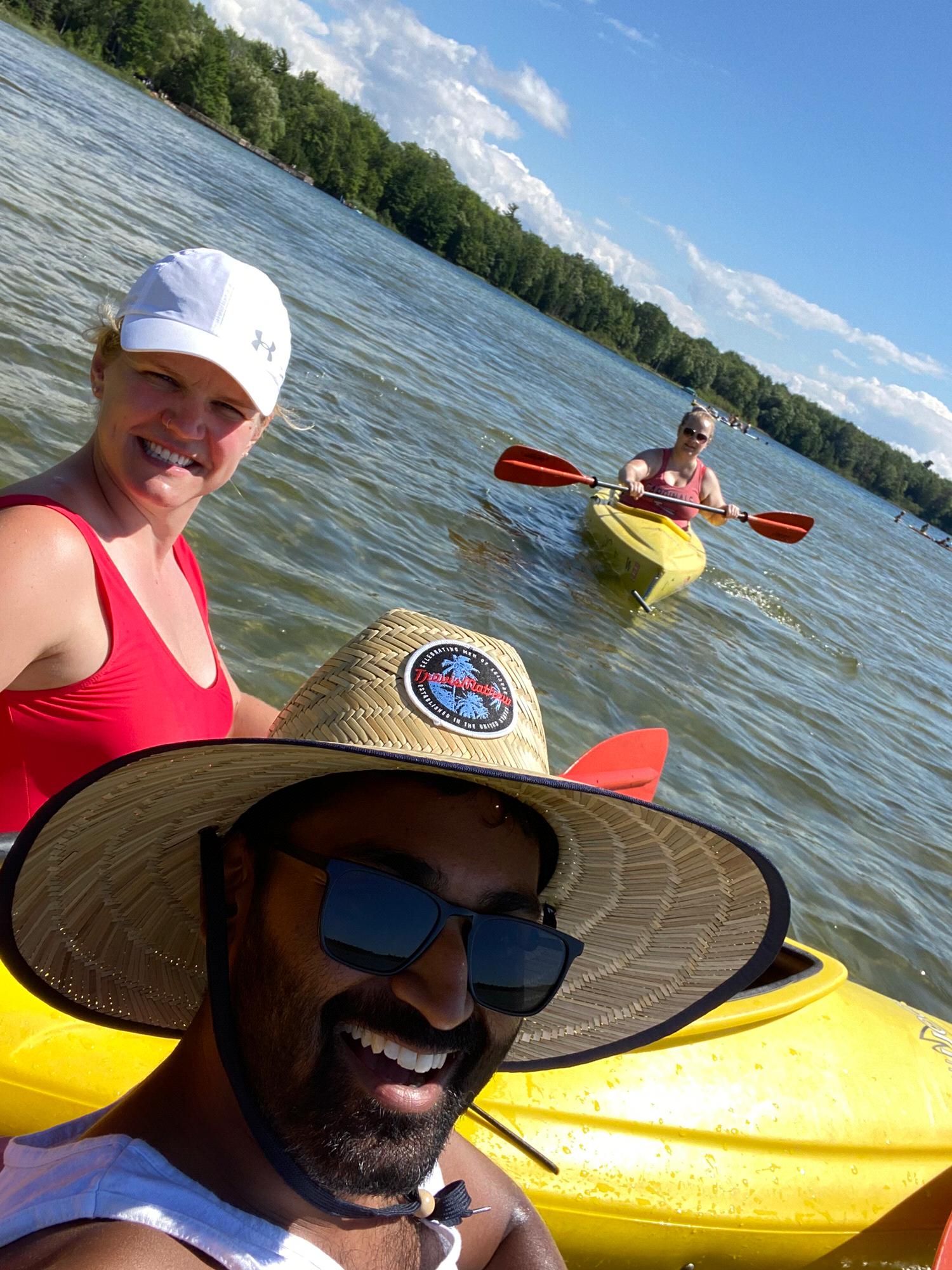 Kayaking in Michigan with Jessica - July 2020
