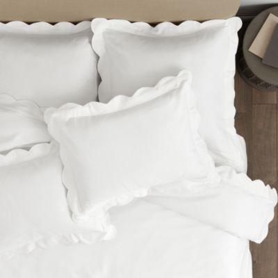 Twin Emma Scalloped Duvet Cover
