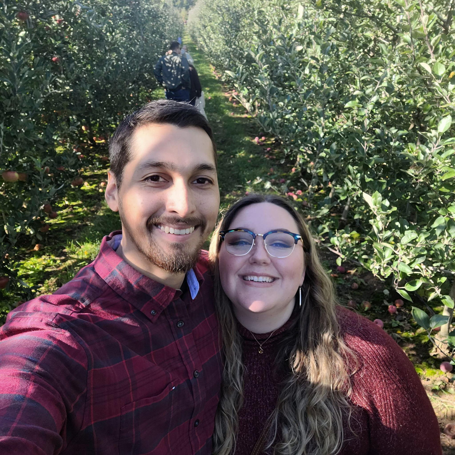 Our First time apple picking! Now it's a yearly tradition 🍎