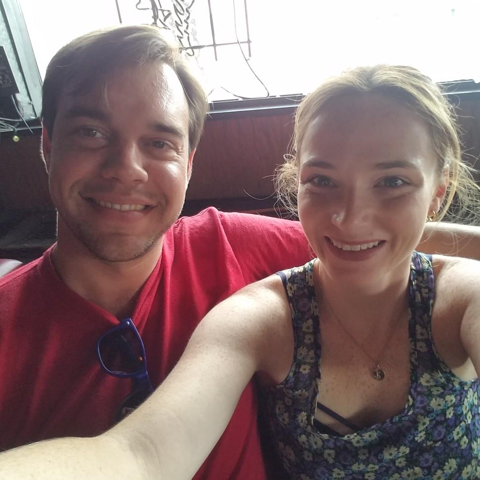 Having a drink in the CC Club booth we met in.
Minneapolis, August 2018