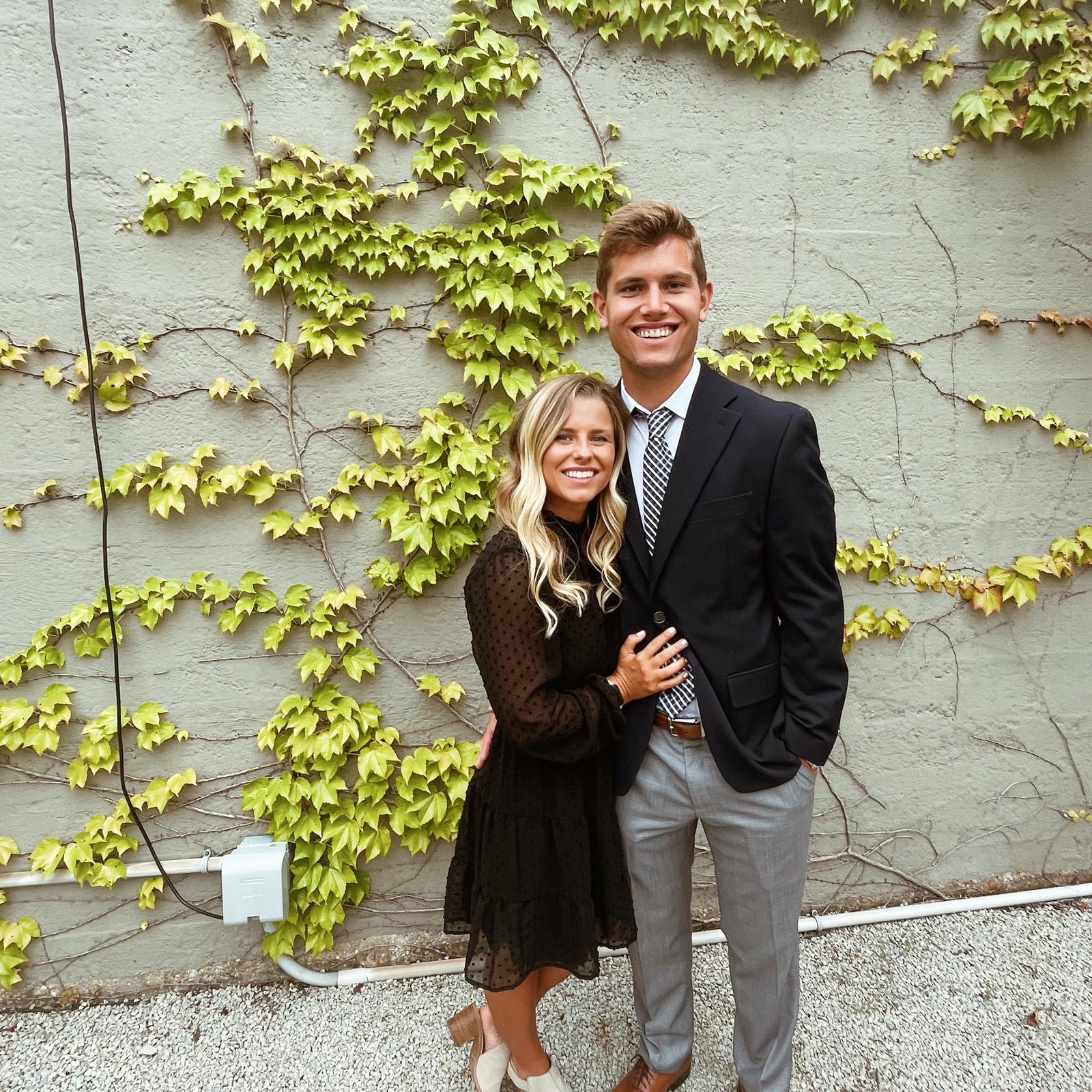 Our first wedding together to celebrate Katie's cousin!
