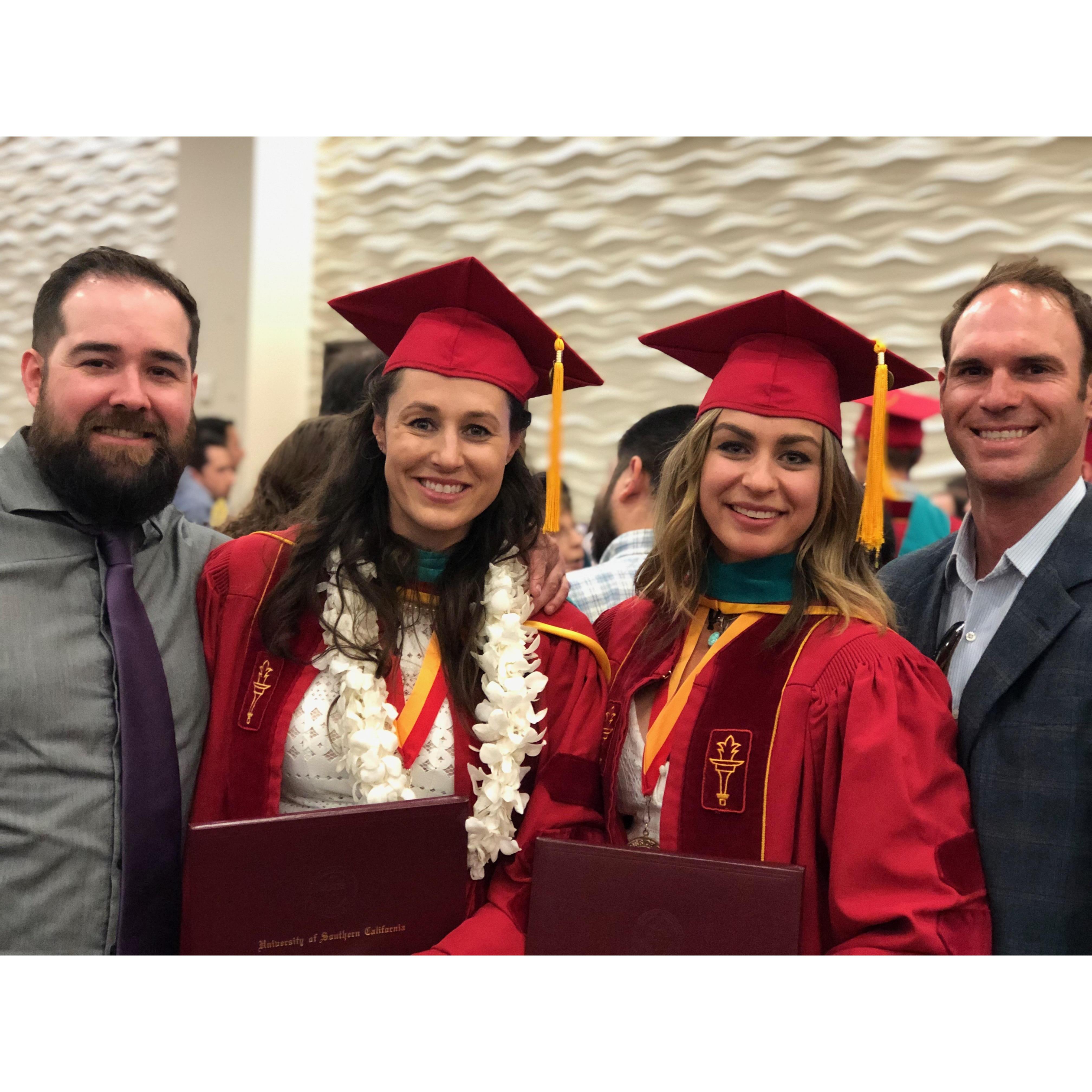Nicole and I graduated from USC with our Doctor of Physical Therapy degrees! May 2019
