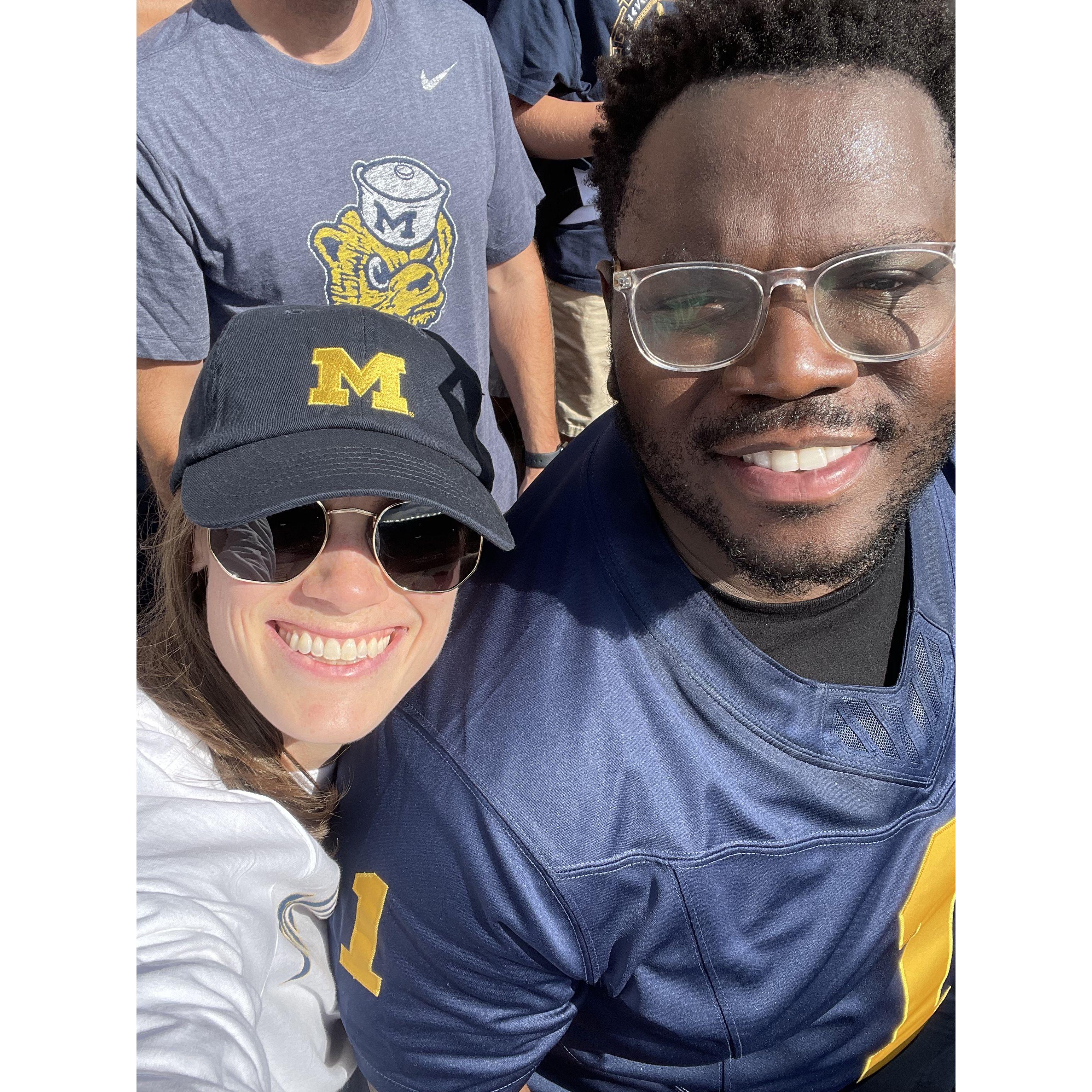 Caroline's first time in the Big House!
