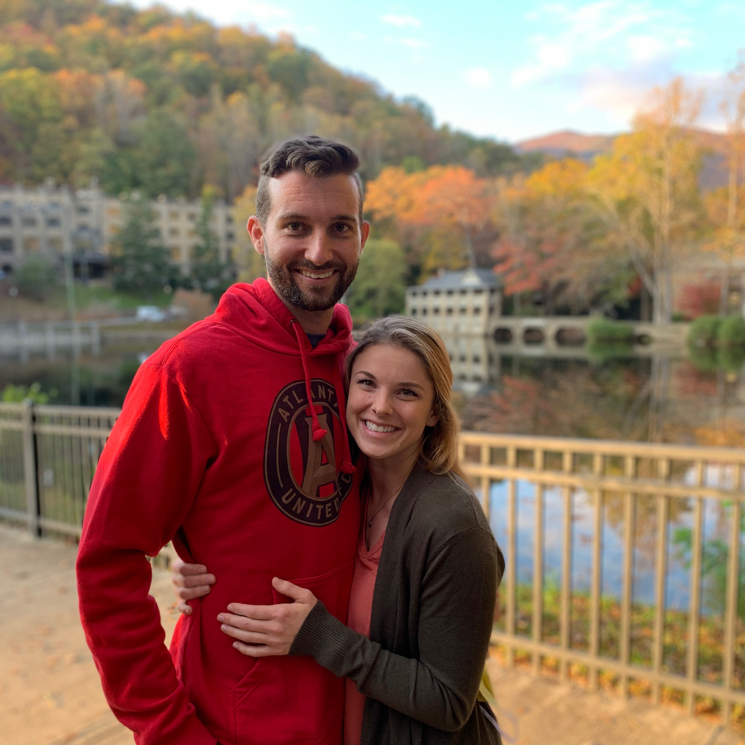 We got to visit Montreat College in North Carolina together.  This is where Hannah Kate went to school.