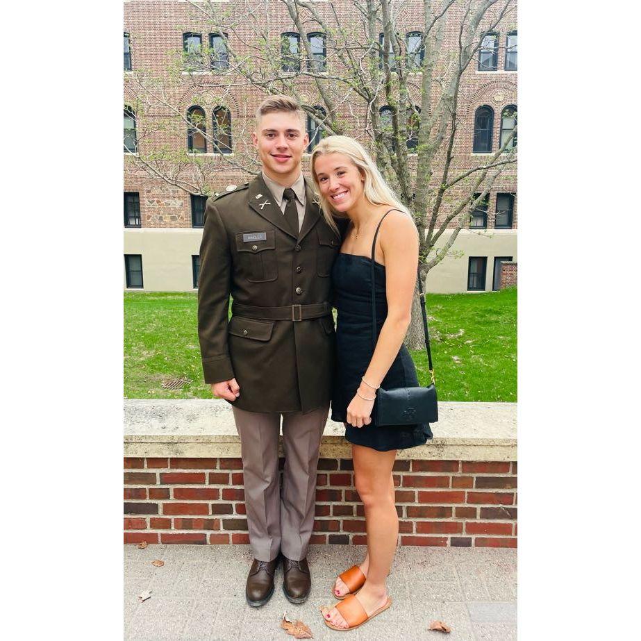 Ken's commissioning ceremony and college graduation.