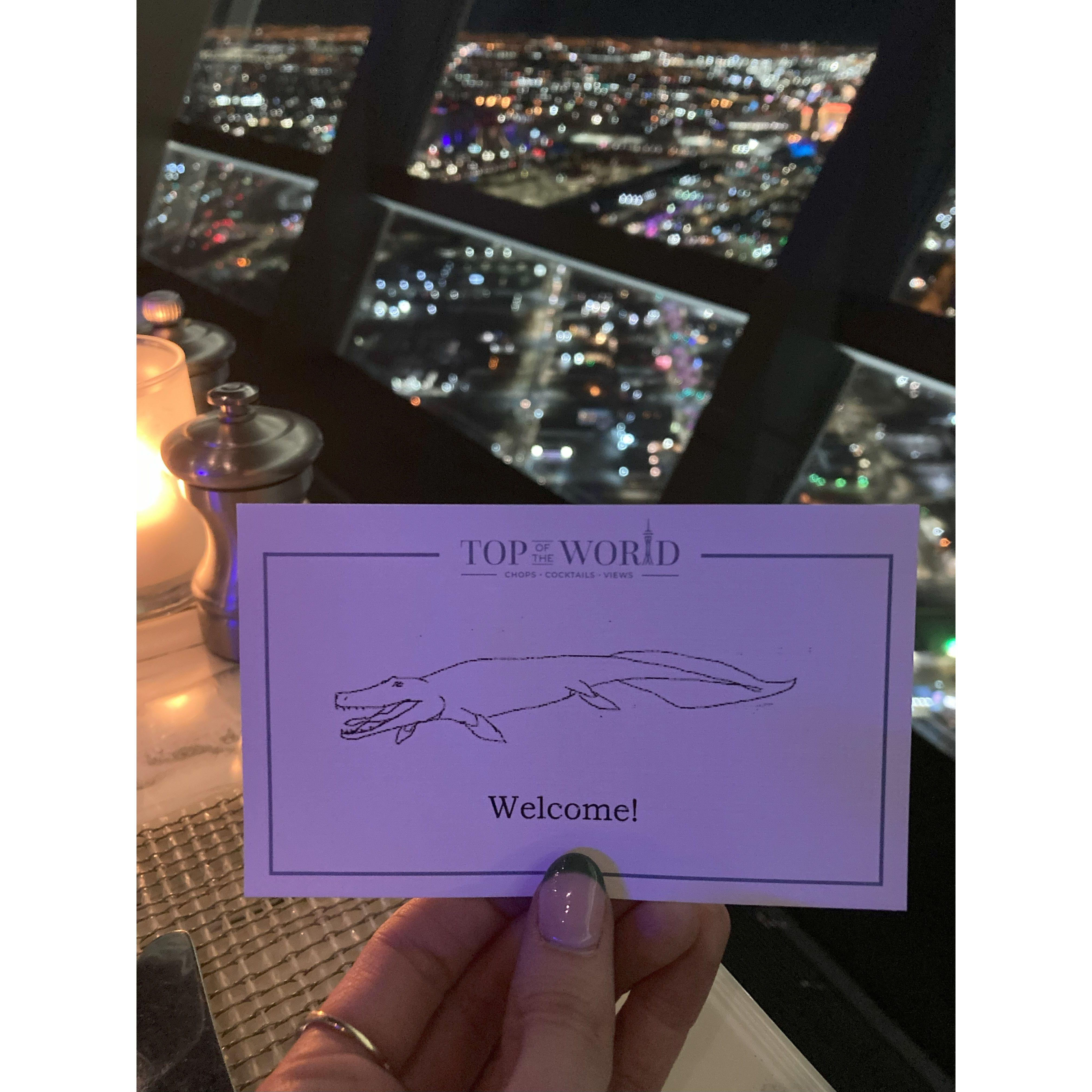 Las Vegas; Our inside joke makes another appearance