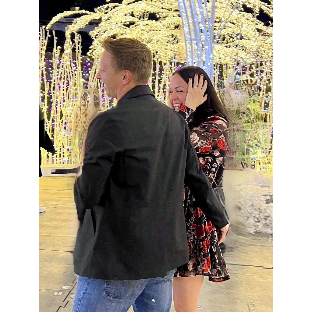 He certainly surprised her!