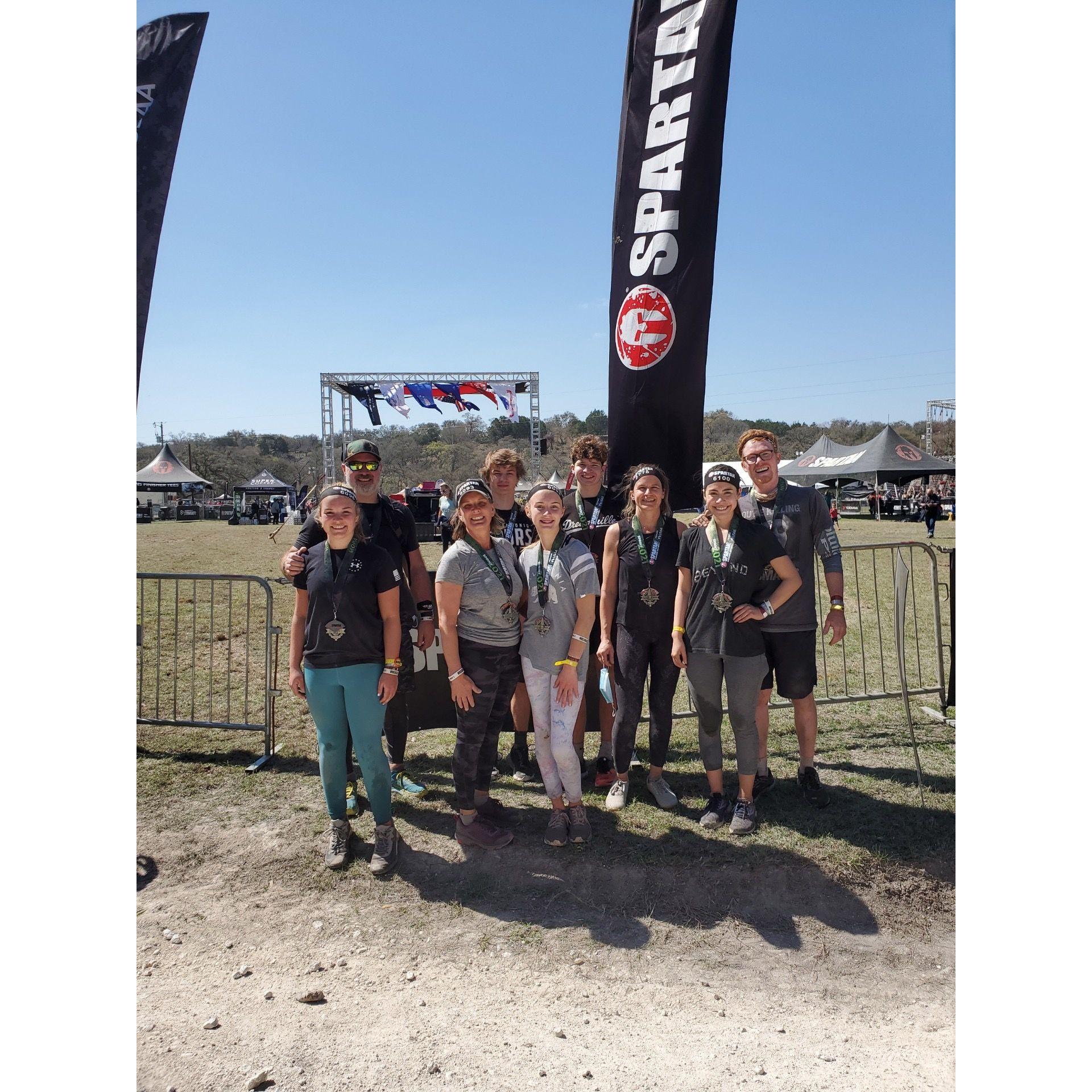 Spartan race with Slikker family!