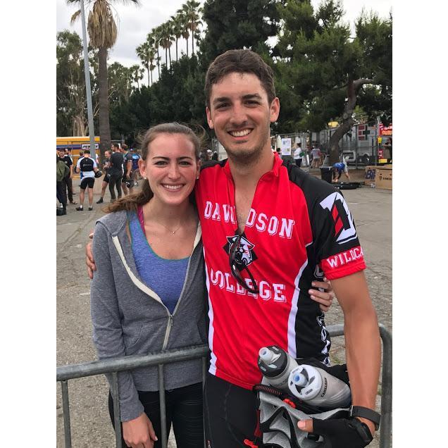 The finish line of Alden's bike ride from SF to LA! 2017