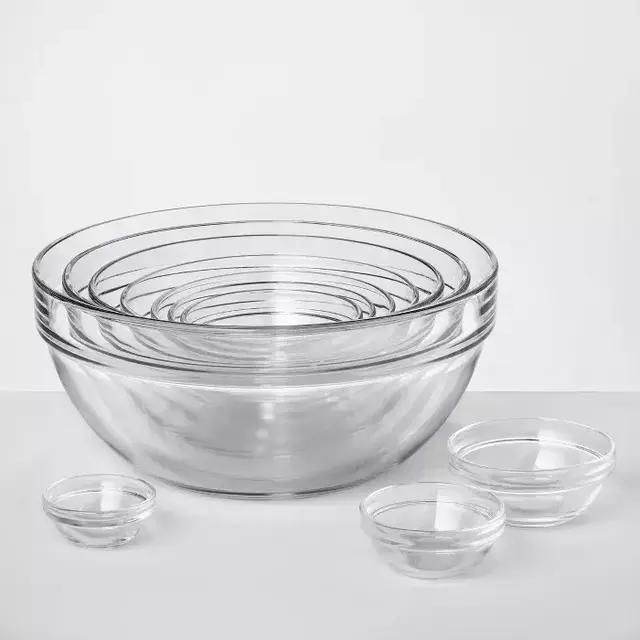 Set of 10 Glass Mixing Bowls - Made By Design™