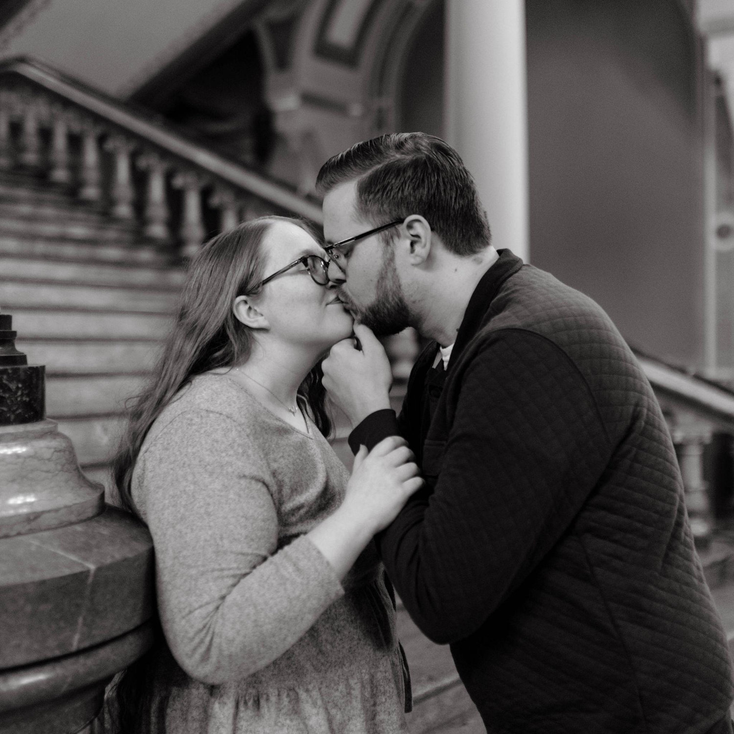 Our Engagement Photos at the Iowa State Capitol! -Courtesy of Peridot & Lace ❤️
