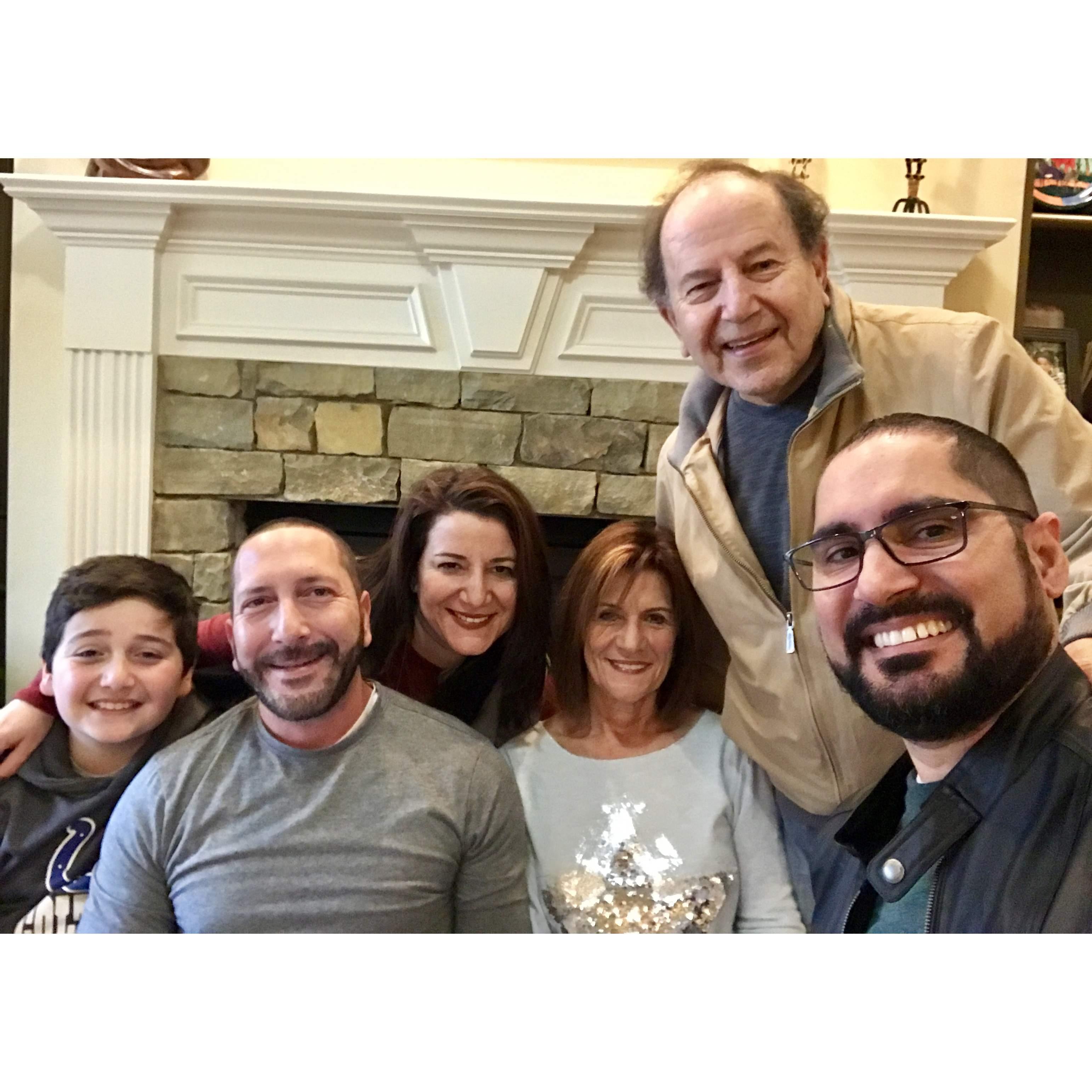 Jonathan's Nephew (Harris), Jonathan's Sister (Martyne), Jonathan's Mom (Carol), Jonathan's Father (Max) - Atlanta Feb - 2019