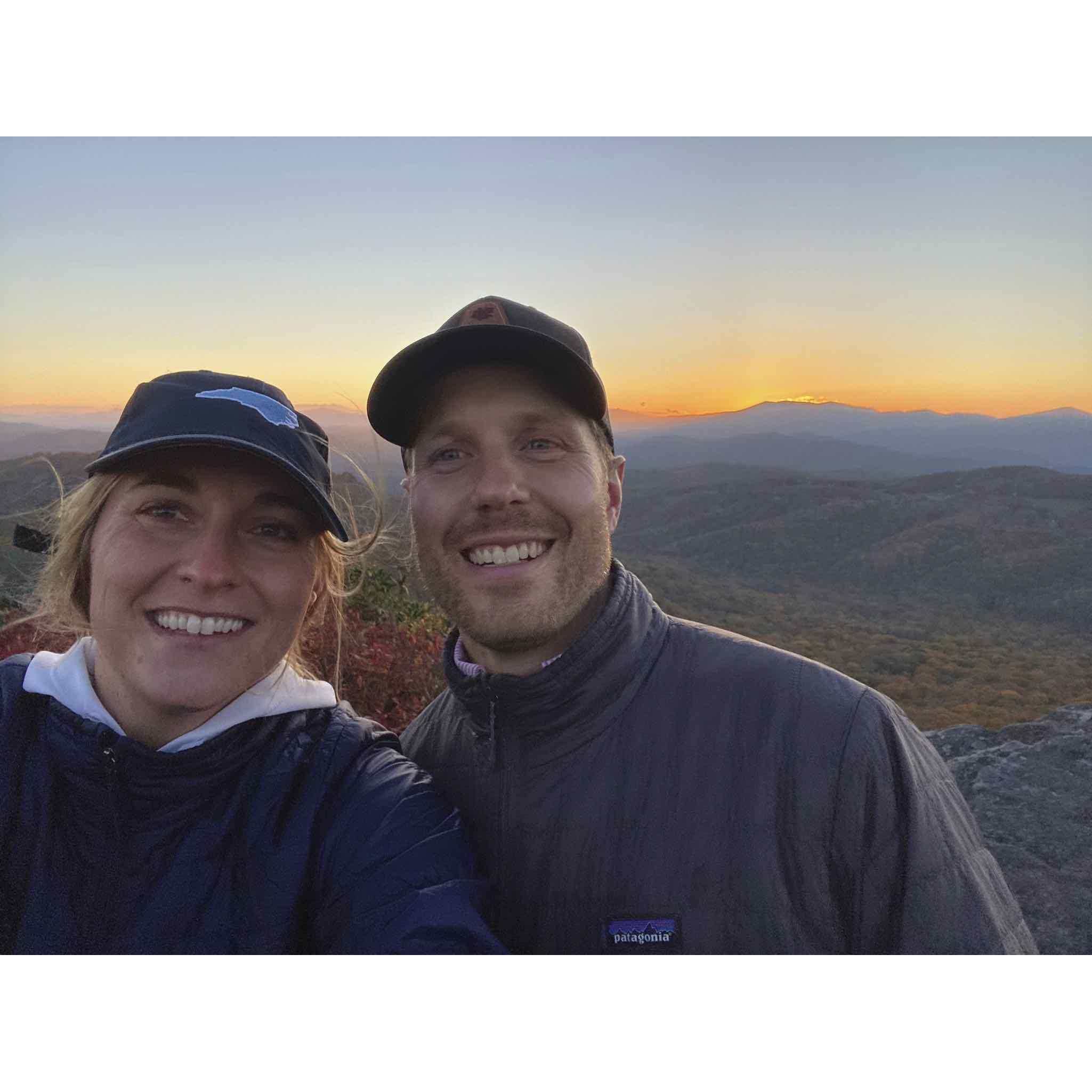 Sunset at Grandfather Mountain- Linville, NC