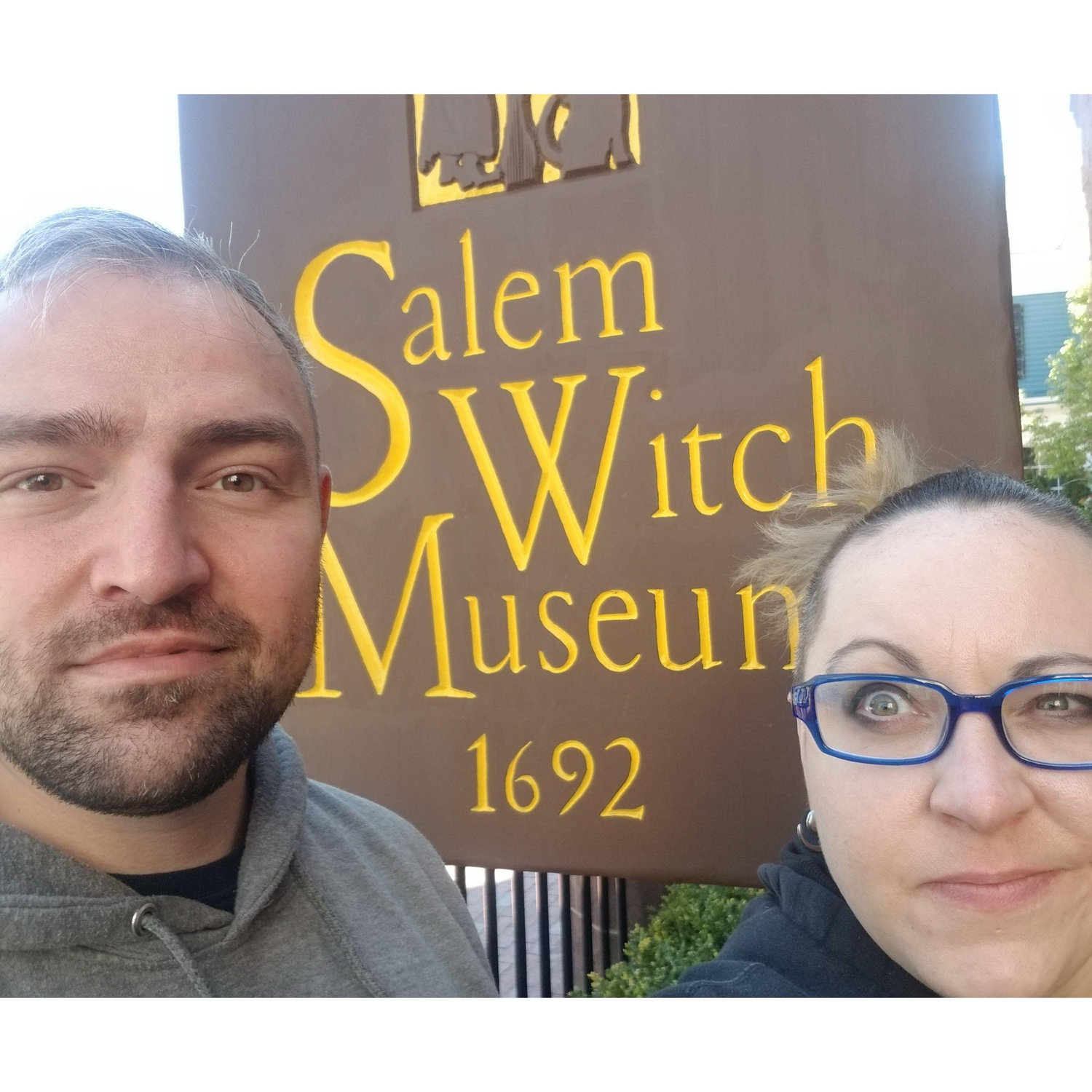 Cass made sure to bring Rob to the Witch Museum, because it's in Fallout 4 but also because it's something many Massachusetts schoolchildren visited for field trips. Cheesy but worth it!