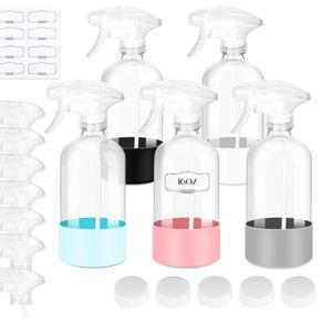 16 OZ Glass Spray Bottles Set of 5