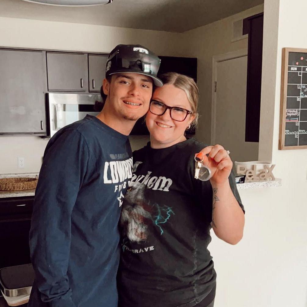 When we got our first home together