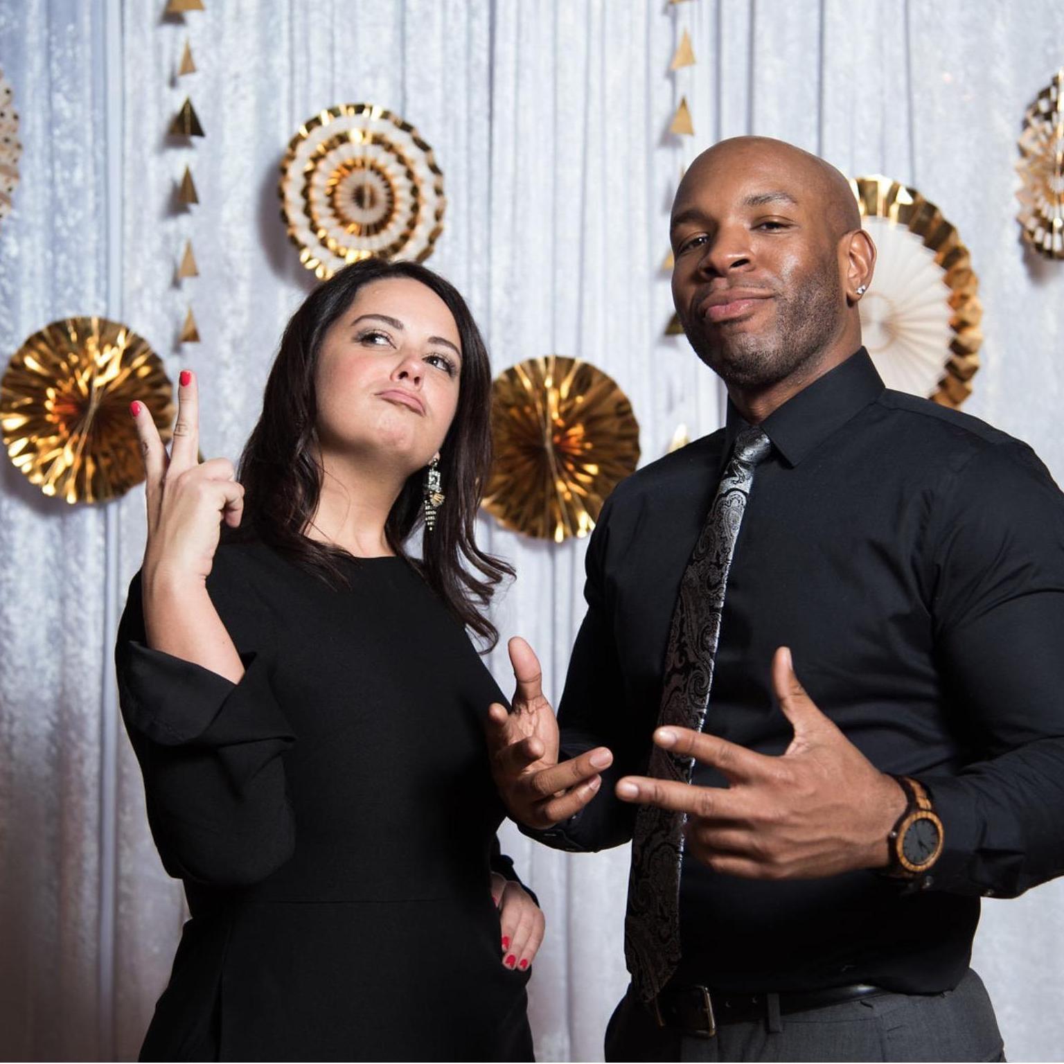 This is the day.  New Year's Eve, ringing in 2018, at my Matron of Honor's wedding in downtown Minneapolis where we became officially, official.