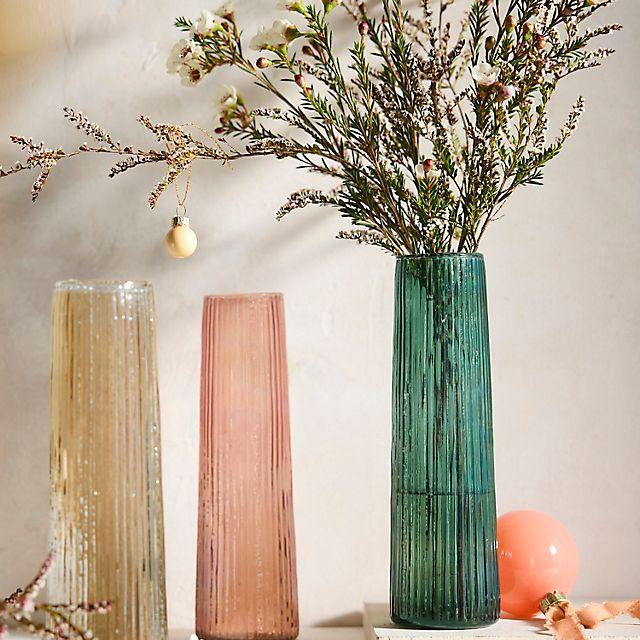 Luster Tapered Column Vase