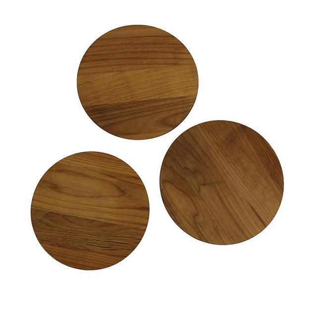 Enclume Cookware Stand Wood Trivets Set, 3-Tier