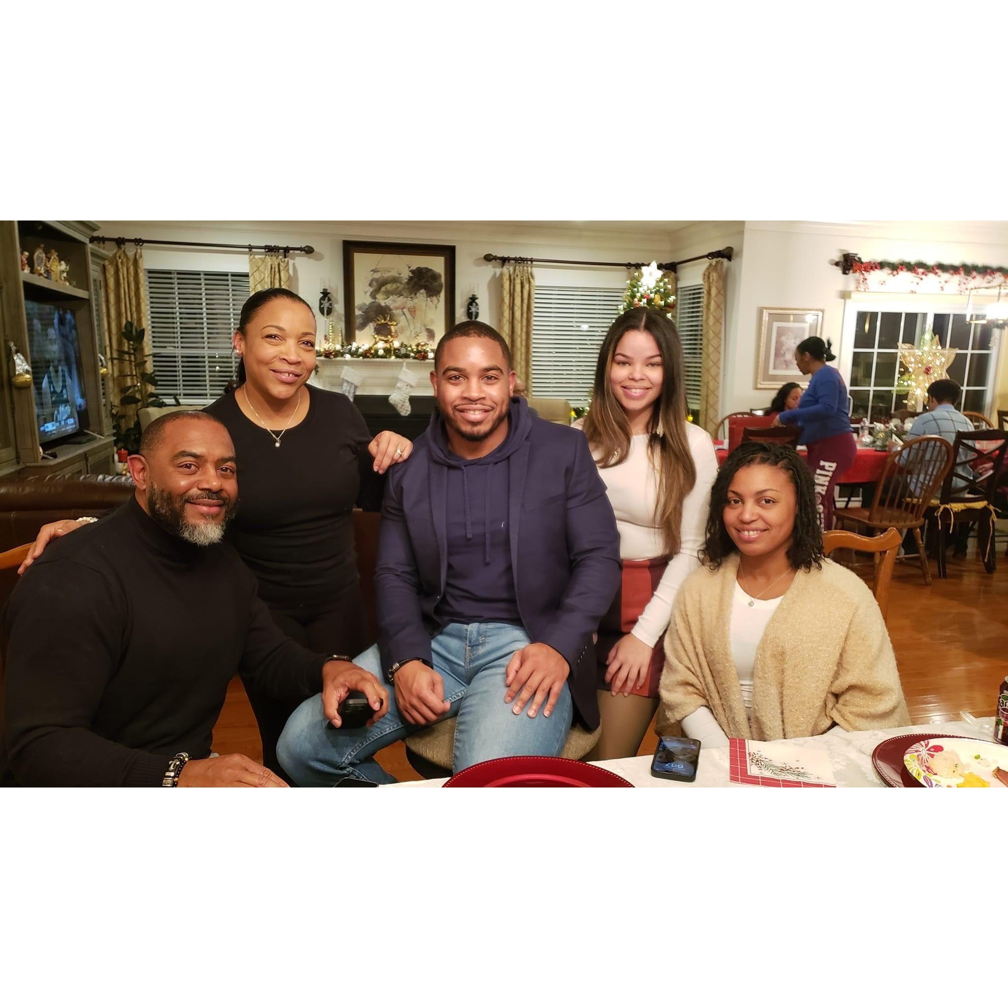 First family portrait. Love this family so much, they raised an incredible man. We are blessed to have them in our lives.