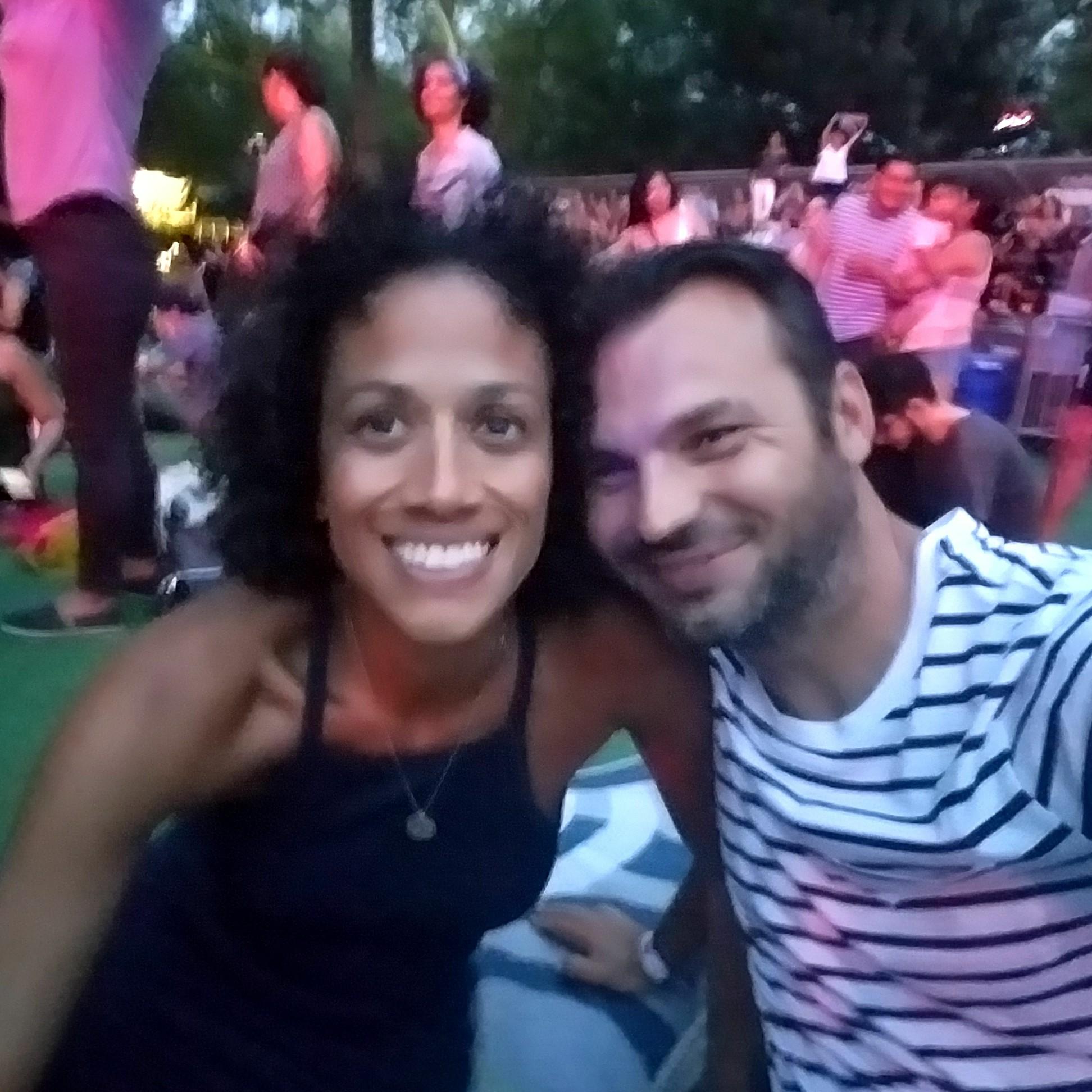 NYC Summerstage, magical evening picnic 
under the stars...