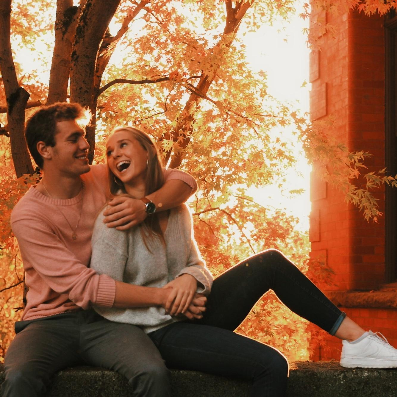 Some of our first photos together in October 2020