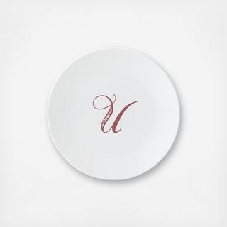 ID Merlot Script Accent Plate