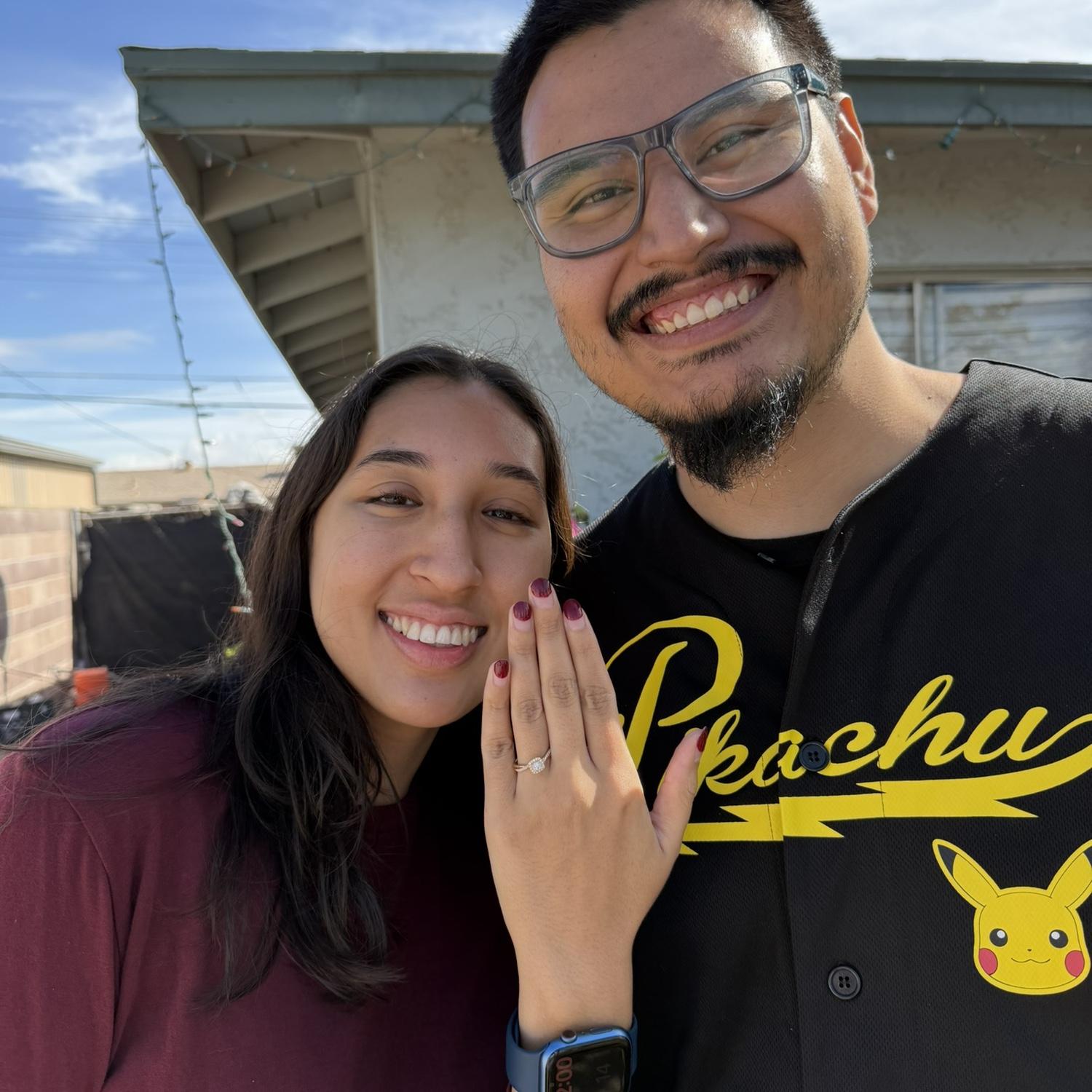 The day we got engaged!