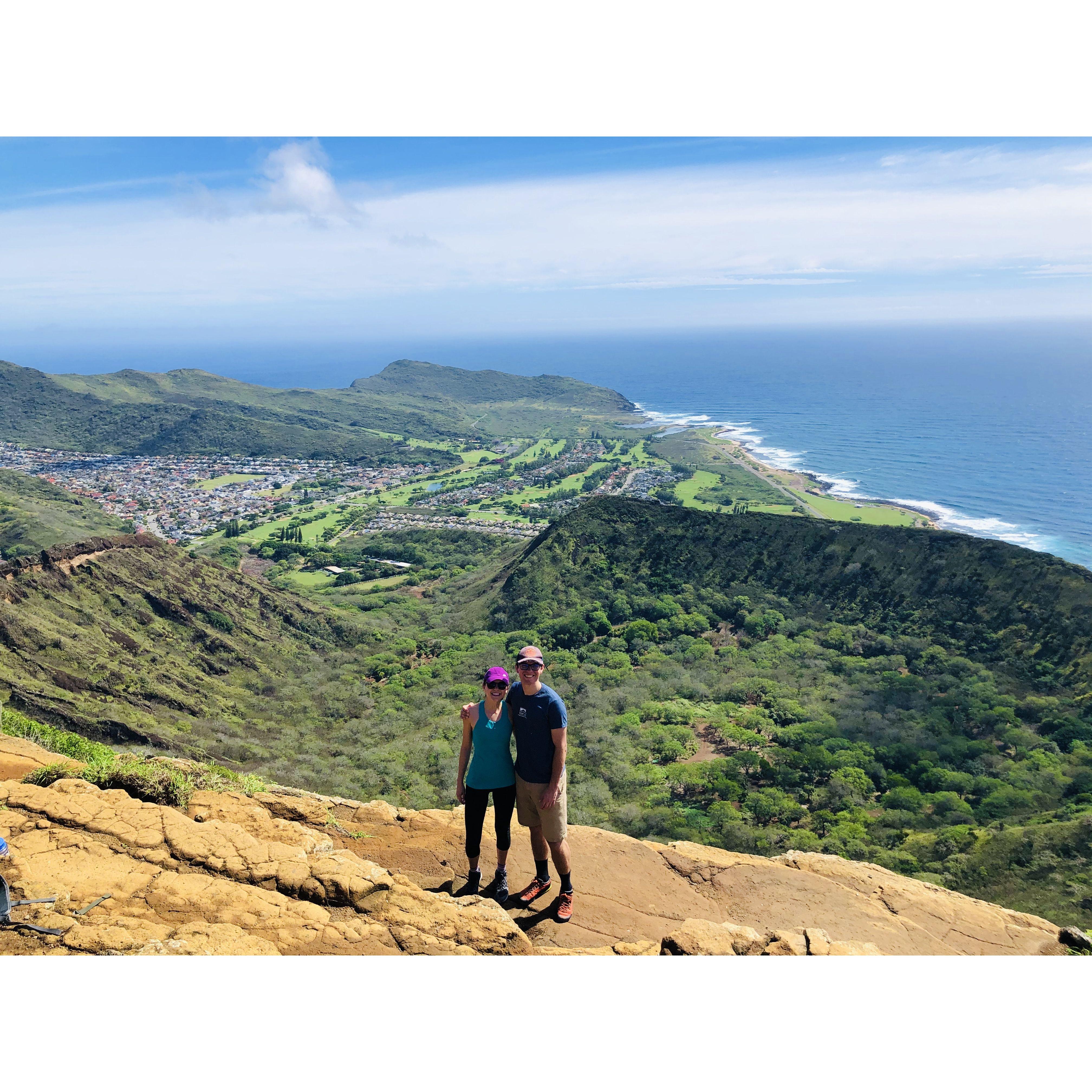 Our one-year anniversary trip to Napa Valley, California and Oahu, Hawaii in 2020. Fun fact, the beaches closed down due to COVID on our very last day there!