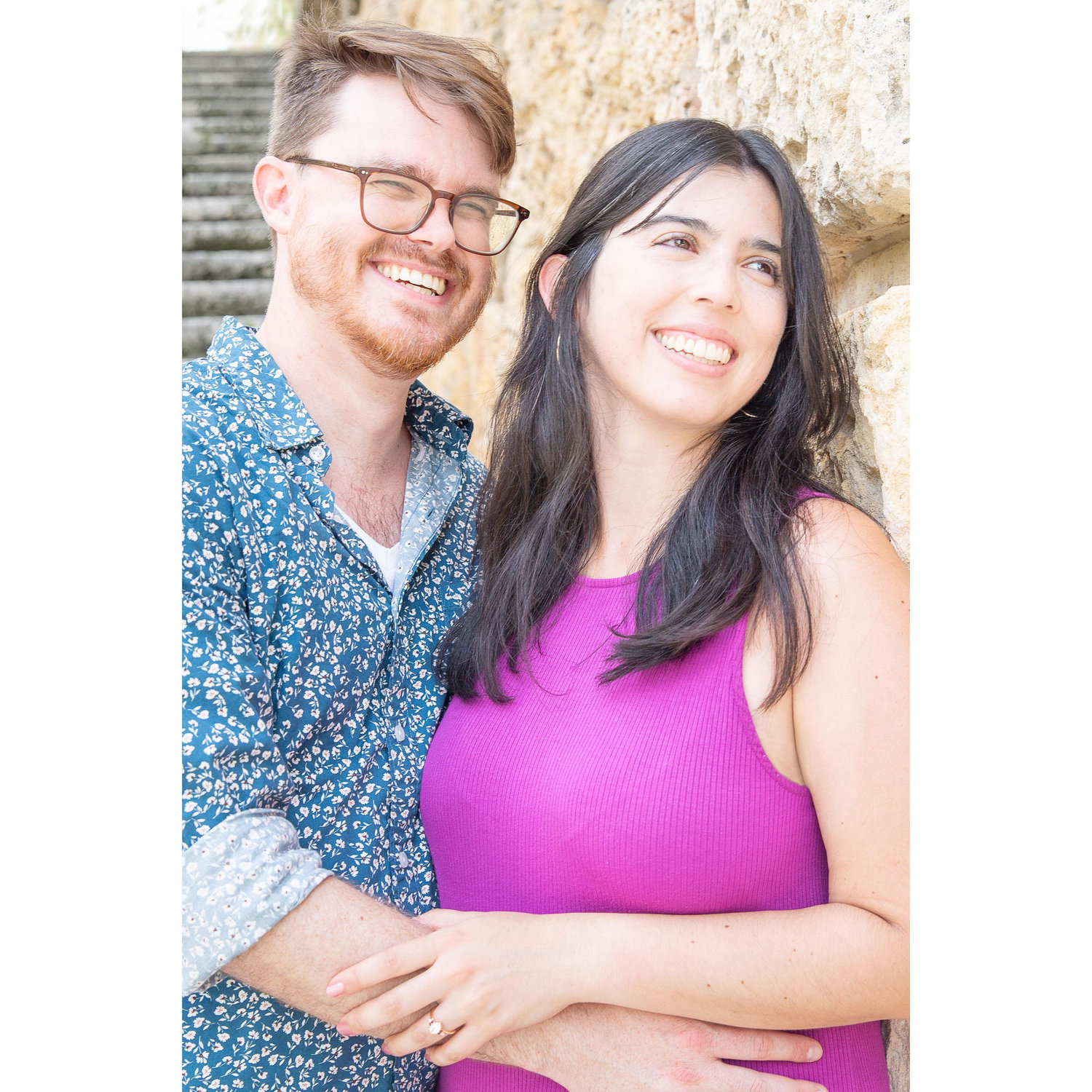 And then he surprised me with an engagement shoot, complete with a photographer disguised as a tourist