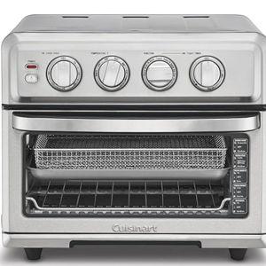 Cuisinart Air Fryer Toaster Oven, 1800W, 8-in-1 with Air Fry, Convection, Broil & Warm, 0.6 Cubic Feet, 60-Minute Timer, TOA-70NAS, Stainless Steel
