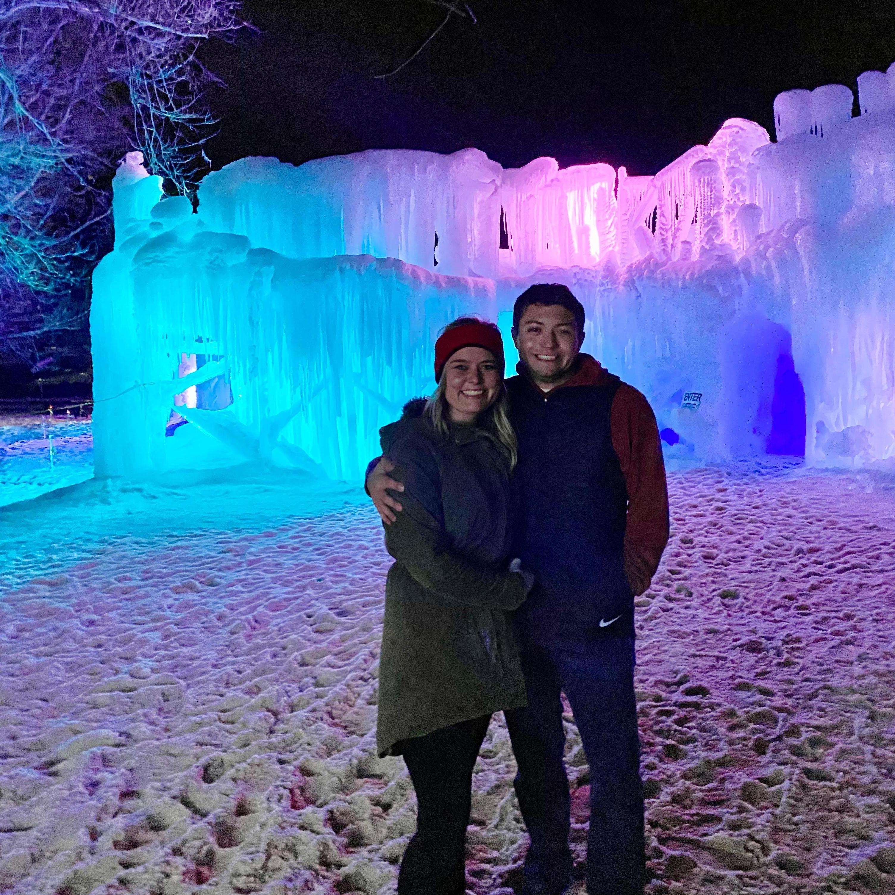 New Years trip to an ice castle