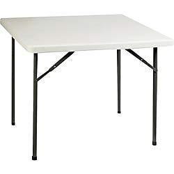 Lorell Banquet Folding Table, Platinum/Gray