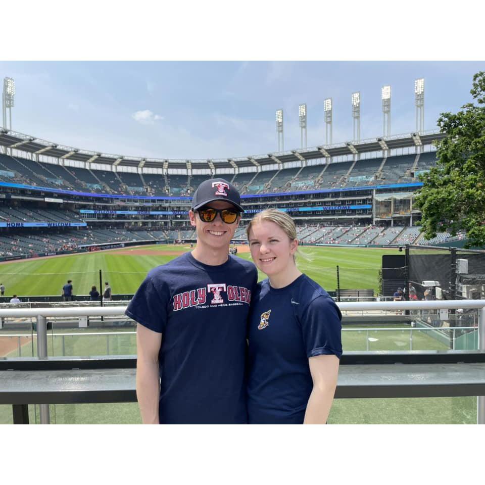 June 11th, 2023 - Cleveland Guardians Baseball game in downtown Cleveland while Mark was living there on co-op.