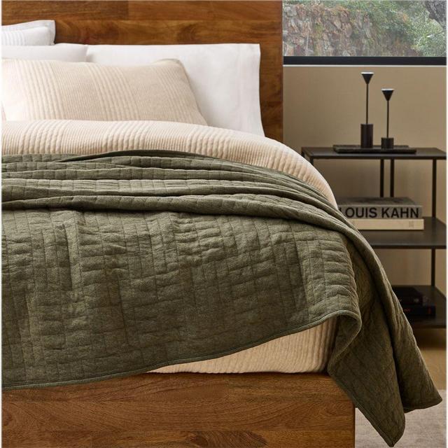 Jersey Blanket, King, Dk Olive