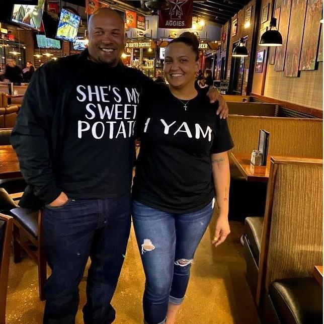 Celebrating our 1 year Anniversary! Who knew what he had up his sleeve the following day!!