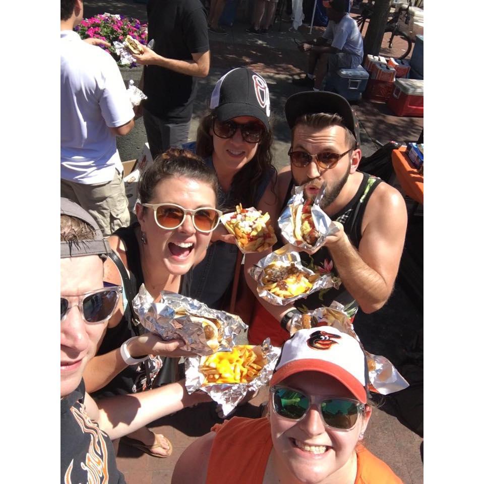 Good friends and street meats
