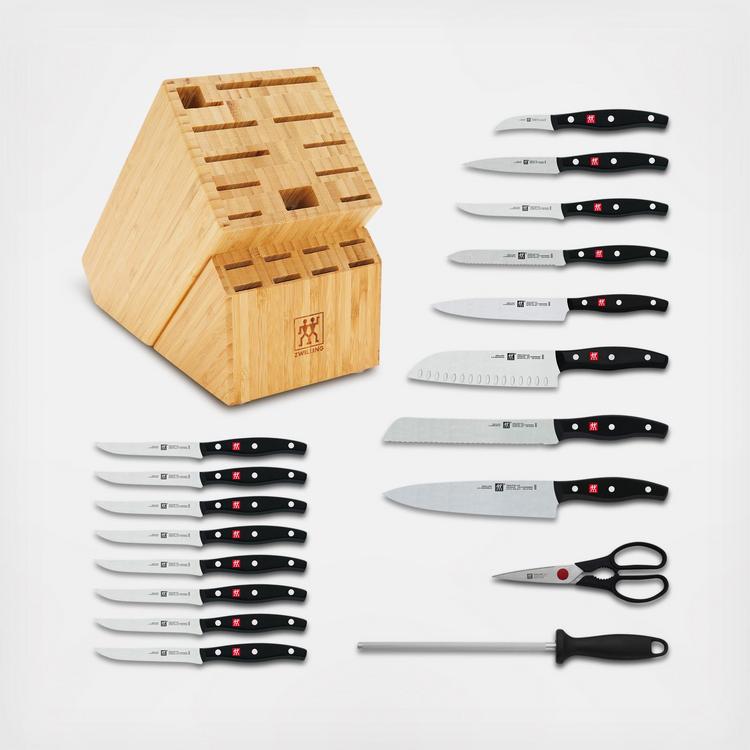 2枚セット R.O.M.E.-N-Tha Darkcide/Slippin'n ZWILLING, Twin Signature 19-Piece Knife Block Set | Zola