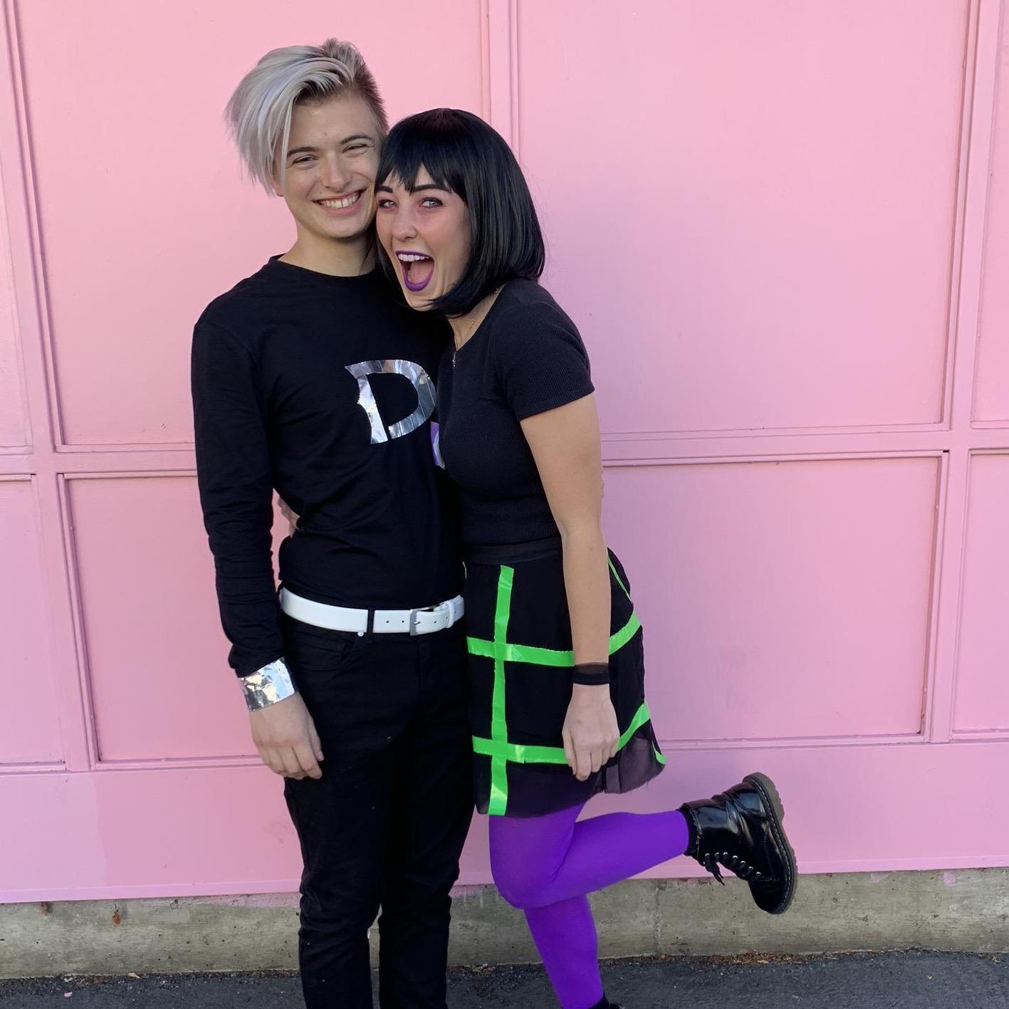 Danny Phantom & Sam Halloween Costume