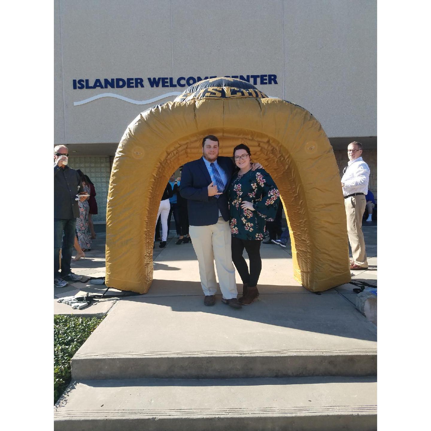 Brian got his TAMUCC ring!