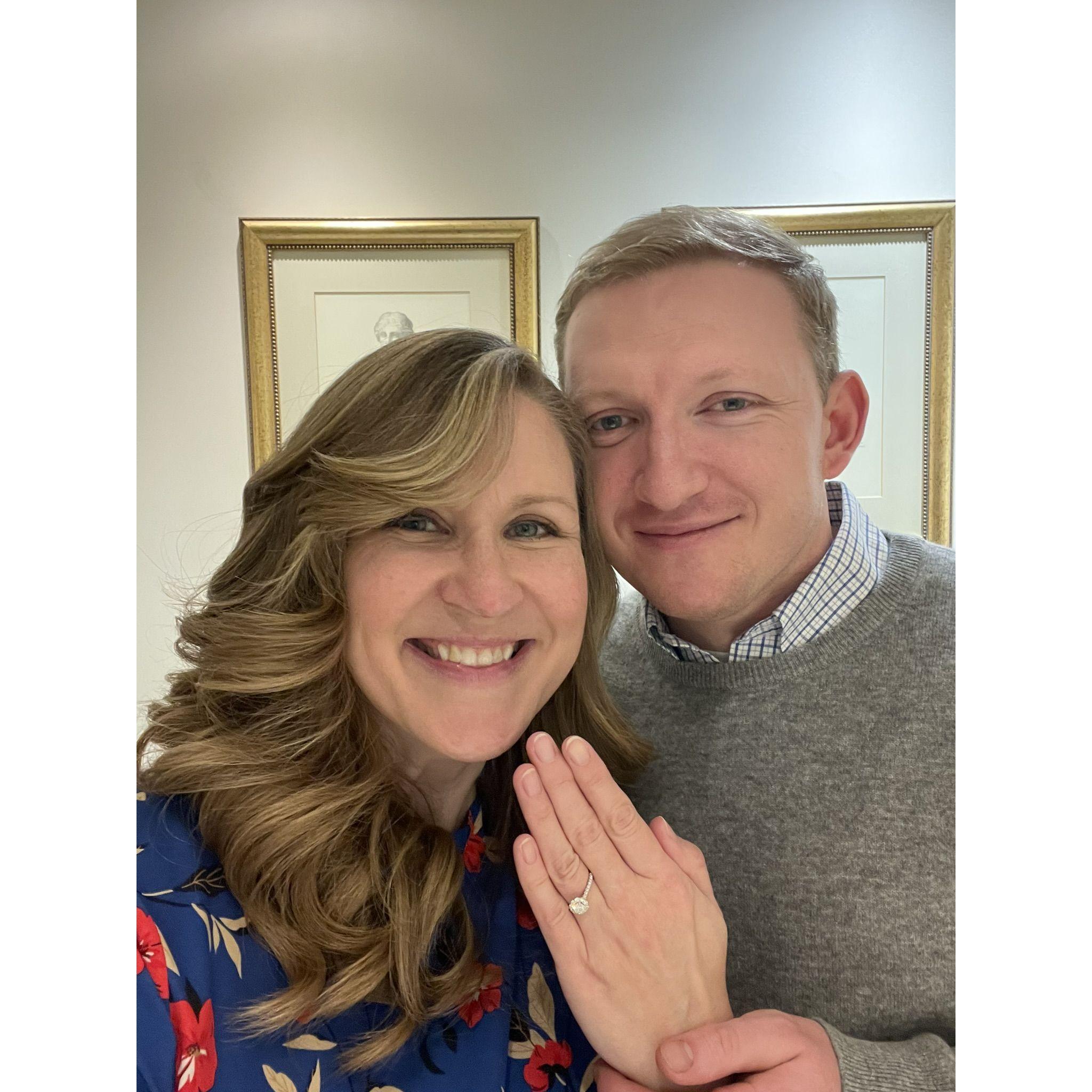 We're engaged! Amberley Castle, Arundel, UK