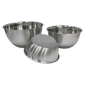 Stainless Steel Non Skid Mixing Bowl Set of 3 - Threshold™