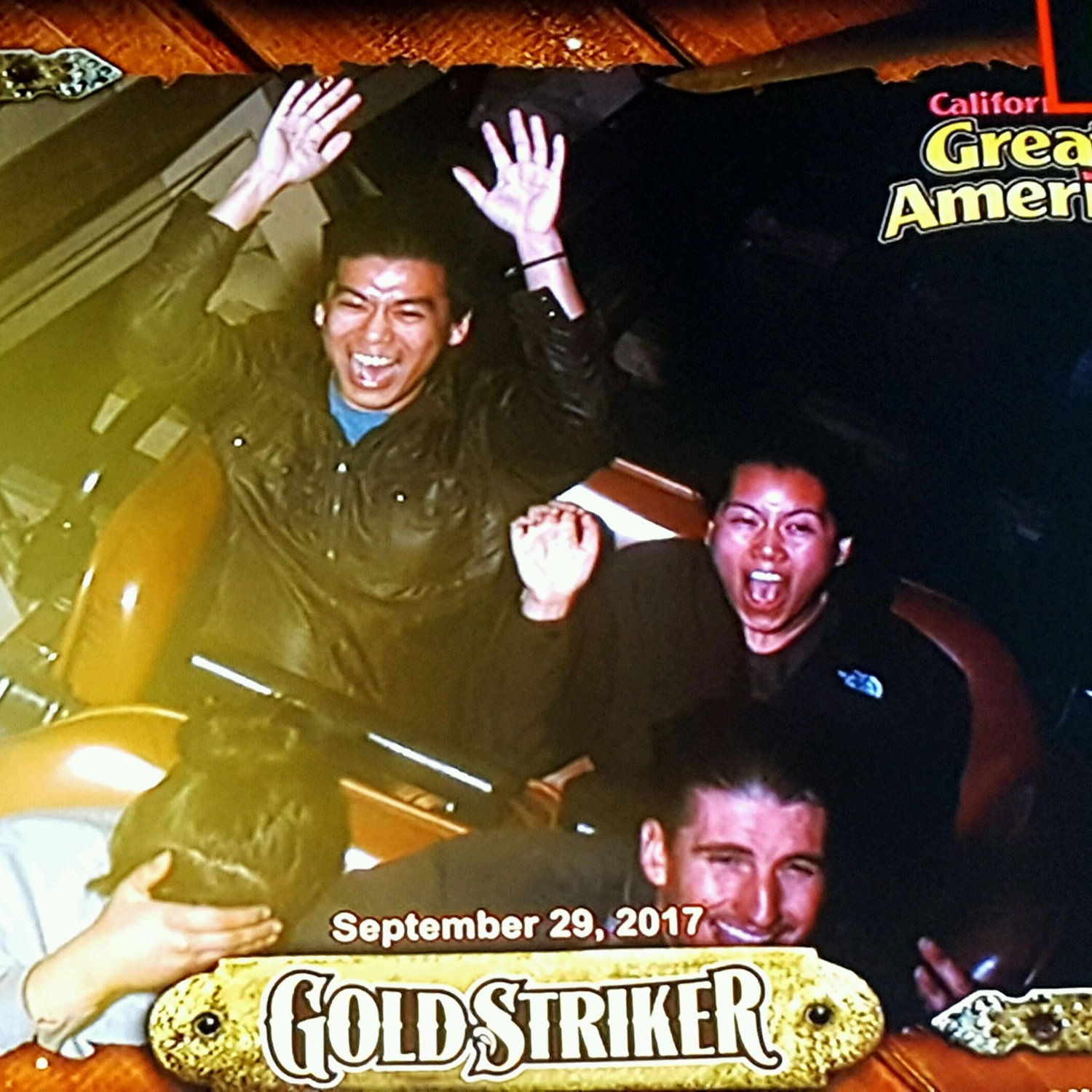 When Vivian realized she doesn't enjoy roller coasters.