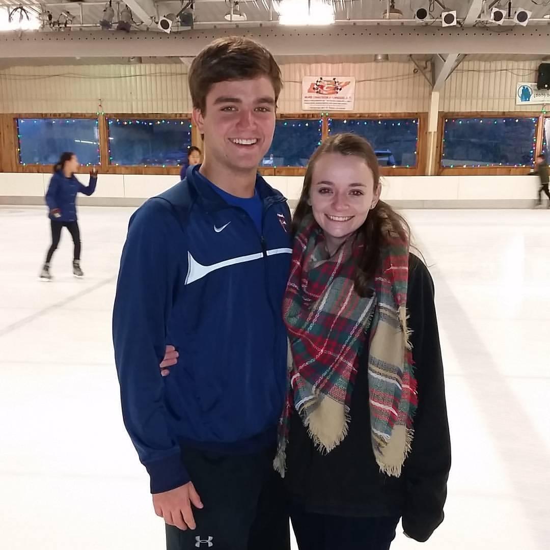 First time ice skating together - 2017