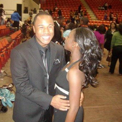 Tuskegee University Homecoming. This photo sums up our relationship kinda sorta perfectly. Haha. 
Circa 2009